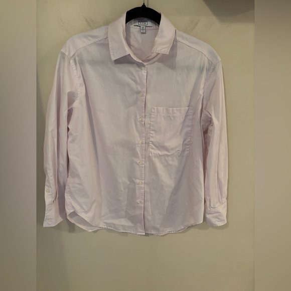 AYR Light Pink The Deep End button down in Peony XS - Picture 3 of 6
